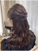 カジュアルハーフアップ×ヘッドスパ◎ 30代40代