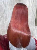 エデン トリートメントサロン 難波店(EDEN)&nbsp;ダブルカラー/派手髪/レッド/ケアブリーチ☆赤系カラー/ギャル