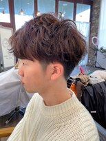 フラッグ ヘアー 天神西通り店(Flag HAIR) メンズパーマ　波巻きパーマ　ツイストスパイラル