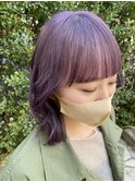 ダブルカラー×ラベンダーグレー
