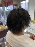 men's パーマ