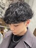 メンズカット+波巻きスパイラルパーマ￥12980(#京都#メンズパーマ#韓国#眉毛)
