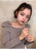黒髪/クラゲヘアー/オリーブグレー/小顔/ココアベージュ/上尾