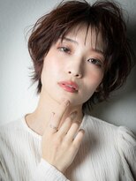 カバーヘア ブリス 川口(COVER HAIR bliss)&nbsp;ヘルシースタイルくせ毛風エアリーショート203t川口30代40代50代