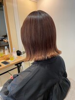 テラス ヘアアンドボタニカル(terrace)&nbsp;ライトブラウン/外ハネボブ/30代40代/姪浜