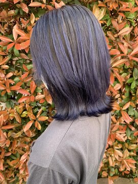 ネオヘアー 曳舟店(NEO Hair) シャドールーツ/ブルーバイオレット