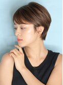 40代50代似合わせ小顔美髪シアーカラーカールショート