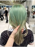 ルーツカラーペールトーンカラーライムグリーンデザインカラー