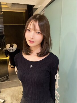ウィリートーキョー 渋谷(WELLY TOKYO) ミディアムボブレイヤー☆新谷姫加
