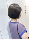 オリーブグレー×ナチュラルボブ☆＠20代/30代