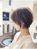 ふわっとヘルシー耳かけショート