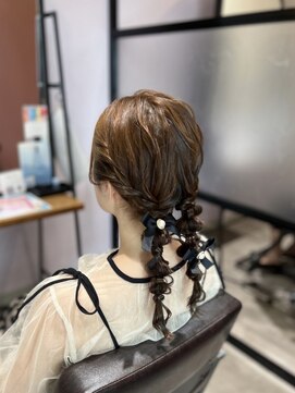 グランミーツ(Grand meets) ゆるふわツイン編みおろし