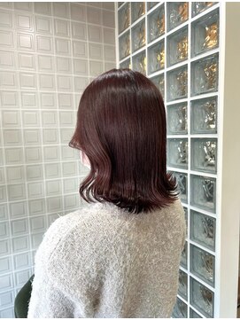 ボアップ 難波店(boappu) #プルエクステ#エクステ#ピンクブラウン#カラー