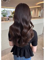 ビビバイベル(BiVi by BHEL)&nbsp;桑名ロングレイヤーカットハッシュカット透明感カラー重めロング