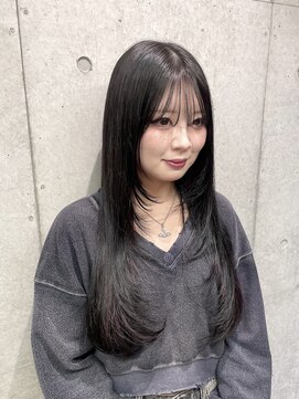 クラム(clam.) レイヤーカット×インナーカラー