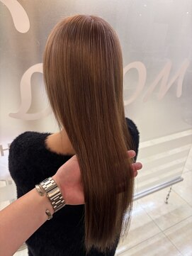 ヘアースペースブルーム ヒーロー 園田店(HAIR SPACE BLOOM hero) 【園田/ブリーチ1回】ミルクティーベージュ