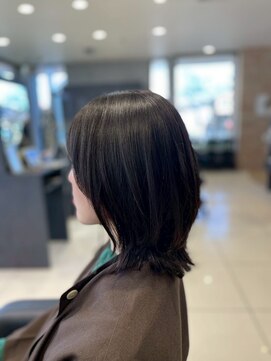 アース 南福島店(HAIR&MAKE EARTH) トップはふんわりボブ