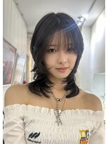 ミンクス 原宿店(MINX) 韓国風ハッシュレイヤー/ハッシュカット