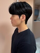 ルク(LUC)&nbsp;シースルーマッシュ ダウンパーマ 曲がる縮毛矯正 メンズ韓国