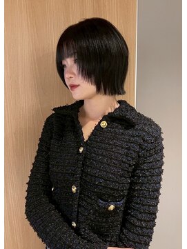 ジュベ(juve.) 大分ショートボブ顔周りレイヤーカット