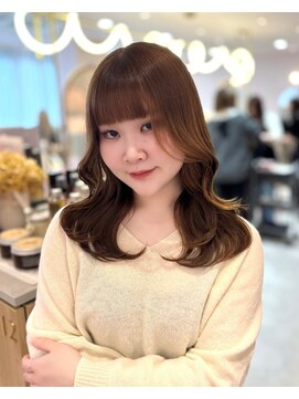 メルク ユニ(merc.uni) 大人ガーリー ベージュカラー 1.8