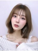 くびレイヤーエモージュ愛されショートボブ艶髪マッシュハンサム