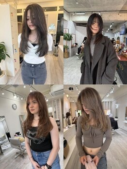 アンドケー 那覇小禄店(and K)の写真/トレンドのレイヤーカットで、おくれ毛・小顔を叶える♪輪郭や骨格を見極めた似合わせカットはお任せ◎