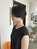 エイチ(811)&nbsp;アンブレラカラー外ハネボブウルフボブグラデーションカラー50代
