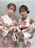 【AMANI】ペア!!　ふわふわシニヨン