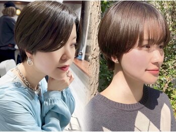カットライン(CUTLINE)の写真/バッサリカット【ショート・ボブ】が得意！圧倒的な経験値で、あなたにベストなシルエットを再現します。