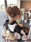 アップヘアアレンジ/浴衣ヘア