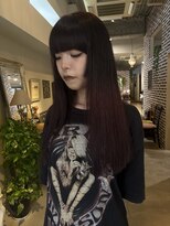 ヘアーデザイン シュシュ(hair design Chou Chou by Yone)&nbsp;ボルドーカラー/姫カット