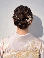 カウチ ヘアー ドレッシング(COUCH Hair Dressing) シニヨン×訪問着