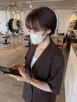 ジジ フルアヘッド(Gigi fullahead)&nbsp;マッシュショート×デザインカラー