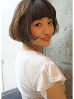 ザ ラボ アングゥ(The Labo ungu) 大人ボブ×シフォンベージュ