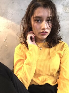 ヘアサロンエム 渋谷店(HAIR SALON M) フェアリー外ハネ×鎖骨レングス