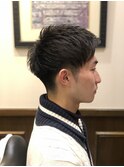 爽やかツーブロックショート