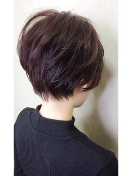 エヌプラス(N+) 黒髪グラデヘアーオリーブグレー小顔に見せるヘアココアベージュ