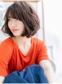 バレイヤージュアシンメトリーミニボブルフc5上尾20代30代40代