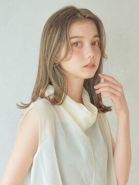 リトル カスカベ(little kasukabe) ハイライトこなれミディ