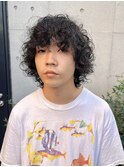 外国人風ハードパーマ