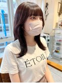 くびれヘア/サイドバング/韓国ヘア/20代30代40代