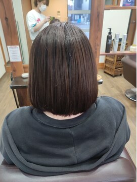 エルパライソ(Hair make Elparaiso) 縮毛矯正＋カラー