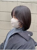 顔まわりからかわいいボブスタイル