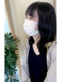 艶髪セミロング