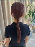 ヘアセットヘアアレンジ着物アレンジアレンジセット　