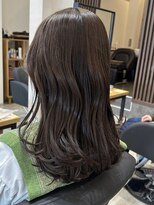 アトリエコア(Atelier Coa) 顔周りレイヤーカットくびれヘアミルクティーベージュカラー