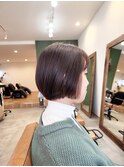 ナチュラルショートボブ