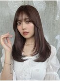 ワンカール/レイヤーロング/顔周りカット/くびれレイヤー/ミディ