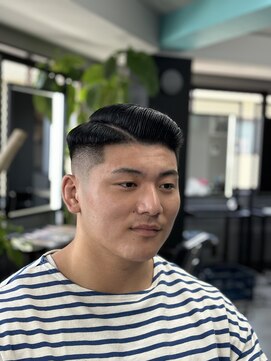 ヘアーラボ 樟葉(Hair Labo) サイドパート スキンフェード 枚方市 南楠葉